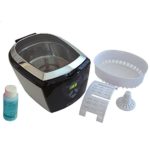 iSonic D7810A Ultrasonic Cleaner, Digital, 110V, Black/Silver