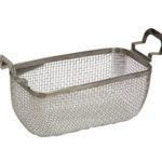 Branson 100-916-334 Stainless Steel Mesh Basket for Model 2800 Bransonic Ultrasonic Cleaners, 1/4″ Mesh Size