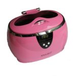iSonic D3800A-P Digital Ultrasonic Cleaner for Jewelry, Eyeglasses, Watches, 1.3Pt/0.6L, Pink Color, 110V