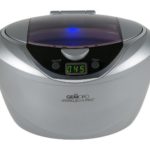 GemOro 1791 Sparkle Spa Pro 750ml Professional Ultrasonic Machine with 5 Cleaning Cycles and Gray Slate Digital Timer