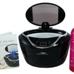 GEMORO 1790 SPARKLE SPA PRO BLACK ULTRASONIC CLEANING KIT Includes Sparkle Bright All-Natural Jewelry Cleaner, 12oz. Liquid