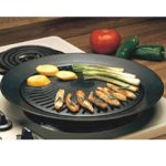 Nonstick Smokeless Indoor Stove Top Grill 12.6″ x 12.6″- Healthy Cooking Kitchen Stovetop Indoor Grill