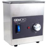 GemOro 1.5PT Next Gen Stainless Steel Ultrasonic Jewelry Cleaner With Basket