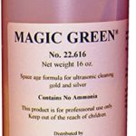 MAGIC GREEN ULTRASONIC CLEANING SOLUTION 16 OZ. CONCENTRATE MAKES 16 GALLONS