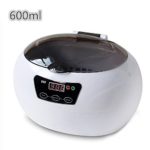Ultrasonic Cleaner,Charminer Professional 600ML Jewelry Cleaner Machine 42 KHZ for Cleaning Eyeglasses, Watches,Necklace,Rings,Dentures,Coins,Razors With Digital Timer,Cleaning Basket,Watch Stand