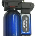 Blazer PB207CR The Torch Butane Refillable Lighter, Metallic Blue