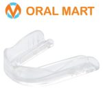 Oral Mart Clear Boil and Bite Sports Mouth Guard for Contact Sports (Don’t Over Boil. 20 Seconds Will Do)
