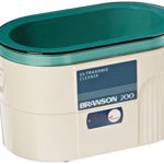 BRANSON ULTRASONICS 100-951-011 Bransonic Model B200 Ultrasonic Cleaner, 15 oz. Tank Capacity, 40 kHz Frequency, 220V, 50/60 Hz, 8-3/4″ L x 4-1/2″ W x 5″ D