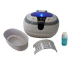 Sonic Wave CD-2800 Ultrasonic Cleaner, 1.3 Pt/0.6 L, 110V, White, including iSonic Jewelry / Eye Wear Cleaning Solution Concentrate, 1OZ sample