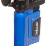 Blazer Ambassador Butane Refillable Torch Lighter, Blue