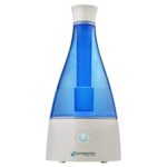 PureGuardian .5 Gallon and 30 Hour Ultra Quiet Cool Mist Ultrasonic Air Vaporizer Humidifier, White/Blue