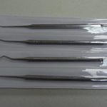 4PC Assorted 4 Double End Stainless Steel Oral Carvers