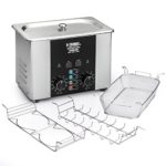 X-Tronic Model #2200-XTS 2.0 Liter “Platinum Edition” Commercial Ultrasonic Cleaner with Time/Temp LED Displays, Sweep & Degas Controls, S/S Cleaning Basket, Wire Rack Holder & Wire Beaker Holder