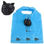 Eco Travel Foldable Handbag Grocery Tote Storage Reusable Animal Shopping Bag (Cat)
