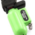 Blazer PB207CR The Torch Butane Refillable Lighter, Lime Green