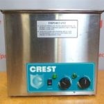 Crest Tru-Sweep Ultrasonic Cleaner 950HT Steel Heated Tank 2 1/2 Gallon