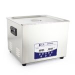 15L Professional Ultrasonic Cleaner Machine with Digital Touchpad Timer Heated Stainless steel tank Capacity adjustable 110V