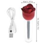 Mini Rose Flower USB Humidifier Air Purifier Aroma Diffuser Atomizer Office Home