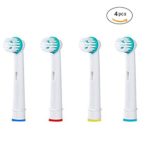 V-Bay Premium Replacement Toothbrush Heads for Braun Oral-B Professional Ortho OD17-4(OD-17A) Standard Size Toothbrushes, 4 Count(1-Pack).