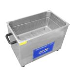 New 30L / 8 Gallon 1100W Ultrasonic Cleaner with 600W Cleaning Power + 500W Heater with Stainless Steel Basket & Time for Industrial Parts Commercial Carb Carburetor