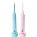 Gaodear Ultrasonic Cleaner Dental Oral Irrigator 3-Mode Rechargeable Dental Flosser Remove Debris & Tartar, Flosser for Teeth,Waterproof,Cordless (Blue)
