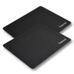 Insten 2-Piece Set Mouse Pad For Optical/ Trackball Mouse, Black