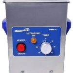 SharperTek Heated Ultrasonic Cleaner 2 Liter. Tank Size: 6″ x 5.25″ x 4″ (L x W x H) .