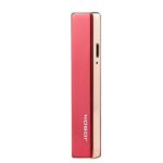 Jobon Super Slim Cigarette USB Rechargeable Lighter Quiet Lady Design for enjoy the happy time ZB-679 (Ice Red)