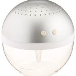 EcoGecko Magic Ball -Light Up Air Washer & Revitalizer, Aroma Oil Diffuser with 10ML Lavender Oil, Silver
