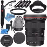 Canon EF 16-35mm f/2.8L III USM Lens 0573C002 + 82mm Macro Close Up Kit + 82mm UV Filter + Deluxe Cleaning Kit + Lens Pen Cleaner + Fibercloth + Lens Capkeeper Bundle