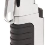 Blazer Venture Butane Refillable  Torch Lighter, Silver