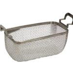 Branson 100-916-333 Stainless Steel Mesh Basket for Model 1800 Bransonic Ultrasonic Cleaners, 1/4″ Mesh Size