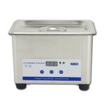 0.8L Professional Digital Ultrasonic Cleaner Machine with Timer Heated Stainless steel Cleaning tank 110V / 220V