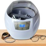 ELE_199 Professional Ultrasonic Cleaner with Digital Timer for Cleaning Eyeglasses, Watches, Rings, Necklaces, Combs, Instruments