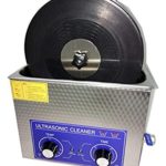CGOLDENWALL Ultrasonic Vinyl Cleaner ultrasonic Vinyl washing machine Ultrasonic Washer for Vinyl, Record, Album, Audio 6L
