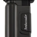 Blazer Ambassador Butane Refillable Torch Lighter, Black