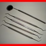 Oral Probe Pick & Mirror Tool Instrument 5 Piece Set Stainless Steel
