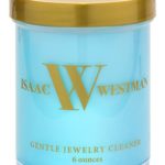 ISAAC WESTMAN Gentle Jewelry Cleaner Liquid | Safe Cleaning Solution For Fine & Fashion Jewelry | 6oz | Dip Tray & Brush