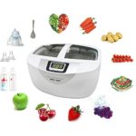 LUCKSTAR Vegetable Fruit Sterilizer – Ultrasonic Cleaner Washer 2.5L Home Use Cleaner Sterilizer for Vegetables/Fruits / Glasses/Watch / Tableware and More