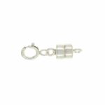 Sterling Silver 4.5 mm Magnetic Clasp Converter for Jewelry and Necklaces | Made in USA [1 Pack]