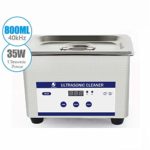 800ml Professional Ultrasonic Cleaner for Medical and Dental Clinics, Tattoo Shops, Scientific Labs and Golf Clubs. Jewelers, Opticians, Watchmakers, Antique Dealers and Electronics Workshops
