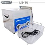 limplus Professional Ultrasonic Cleaner 10liter with Stainless Steel Lid for Jewelry Sunglasses Clean 30minutes Cleaning Time