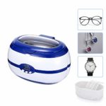 Langstar Ultrasonic Cleaner Digital Jewelry Cleaner Portable Cleaning Machine for Eyeglasses, Rings, Dentures with Degassing Function