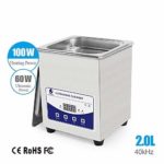 2.0L Touch Control Ultrasonic Cleaner for Medical and Dental Clinics, Tattoo Shops, Scientific Labs and Golf Clubs. Jewelers, Opticians, Watchmakers, Antique Dealers and Electronics Workshops