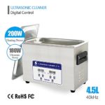 4.5L Professional Ultrasonic Cleaner Industrial/Commercial component/Home use// Auto Engine Parts/Auto/Moto parts/Car Accessories Cleaning /Hospital Medical equipment/Devices Cleaning
