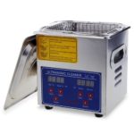 [US Stock]Youzee Stainless Steel 2 L Liter Industry Heated Ultrasonic Cleaner Heater w/Timer 110V