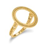 Cyber Monday Deals – 14k Yellow Gold 1/10ae Coin Band Ring Size 7.00 Fine Jewelry For Women Gift Set