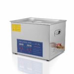 Commercial Ultrasonic Cleaner 15L with Heater and Timer Great for Gun,Bike,Motocycle,Auto pars Cleaning