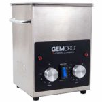 GemOro 1732 2QTH Next-Gen Stainless Steel Ultrasonic Cleaner with Basket, Silver