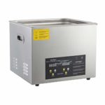 Ultrasonic Cleaner 15L,Tank Capacity:15L,Heater:300W,Timer Range:1 to 30min,Ideal for Cleaning Carburetors Gun Parts Glassware Musical Instrument Parts